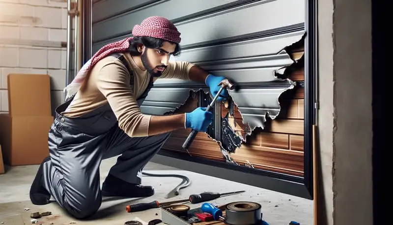 Garage Door Panel Replacement — Crosspointe at Big Sky