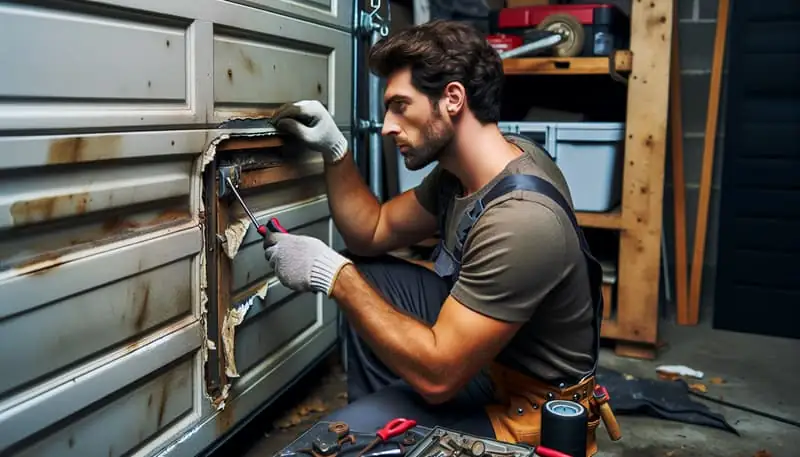 Garage Door Panel Replacement — Plaza del Sol