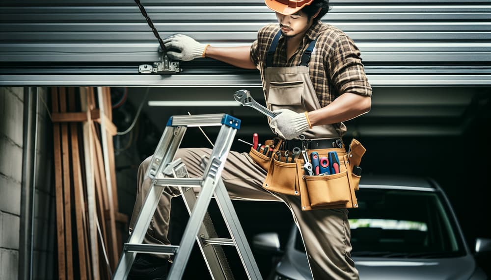 Our professional garage door roller replacement process