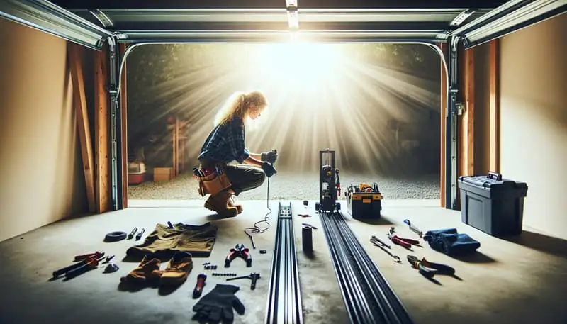 Garage Door Track Repair — Jasmine Glen Estates